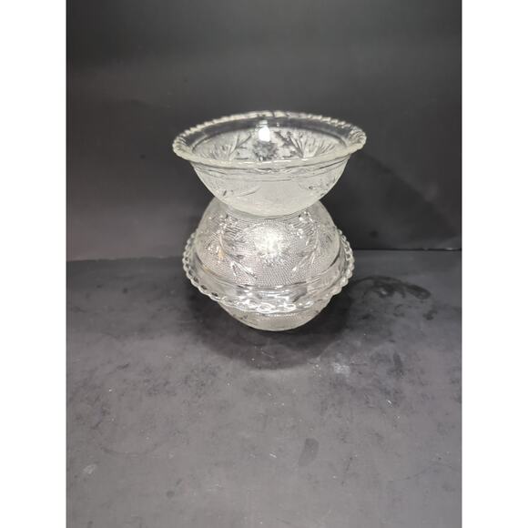 Anchor Hocking Oval Serving‎ Bowl Set, Clear Sandwich Glass, Vintage, Set Of 3 - Picture 10 of 10